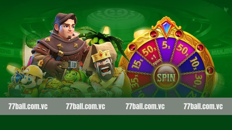 Nổ Hũ 77Ball - Chinh Phục Vòng Quay Đổi Thưởng Ấn Tượng 3 Nhiều trò chơi slot trải nghiệm ấn tượng tại 77Ball