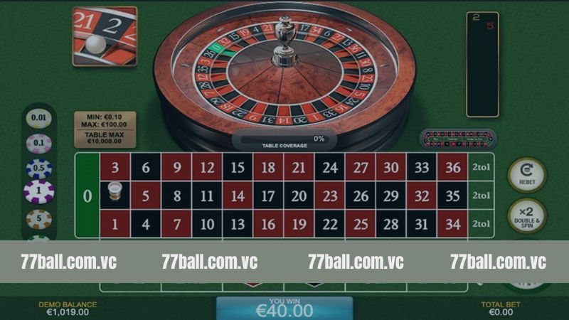 Rouleete - Khám Phá Cơ Hội Làm Giàu Cực Đã Từ 77Ball 4 Chiến thuật đánh Roulette với nhiều cửa cược